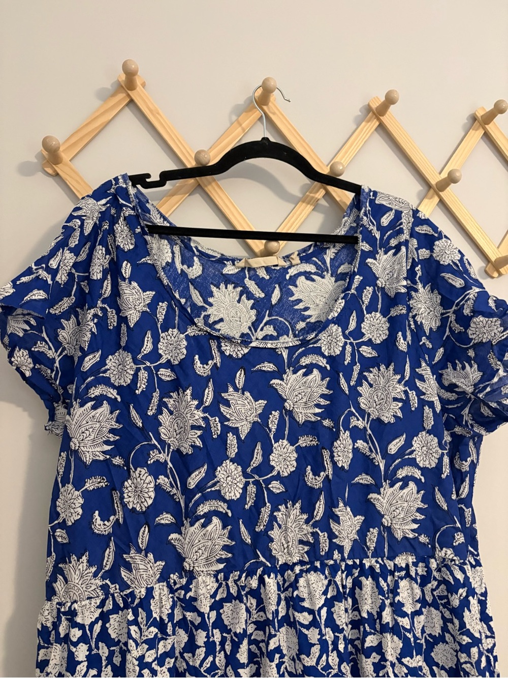Soft Surroundings Blue Floral Maxi Dress size 3X - Picture 3 of 7